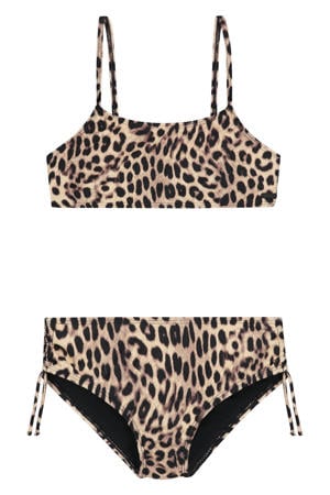 crop bikini Liv beige/zwart