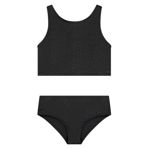 Shiwi The Sunshine Brand crop bikini Sunny zwart Meisjes Nylon - maat 122/128 afbeelding