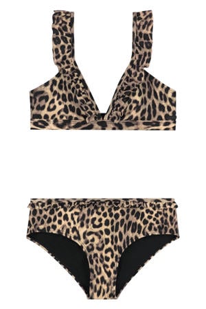 triangel bikini Bella beige/zwart