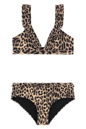 triangel bikini Bella beige/zwart