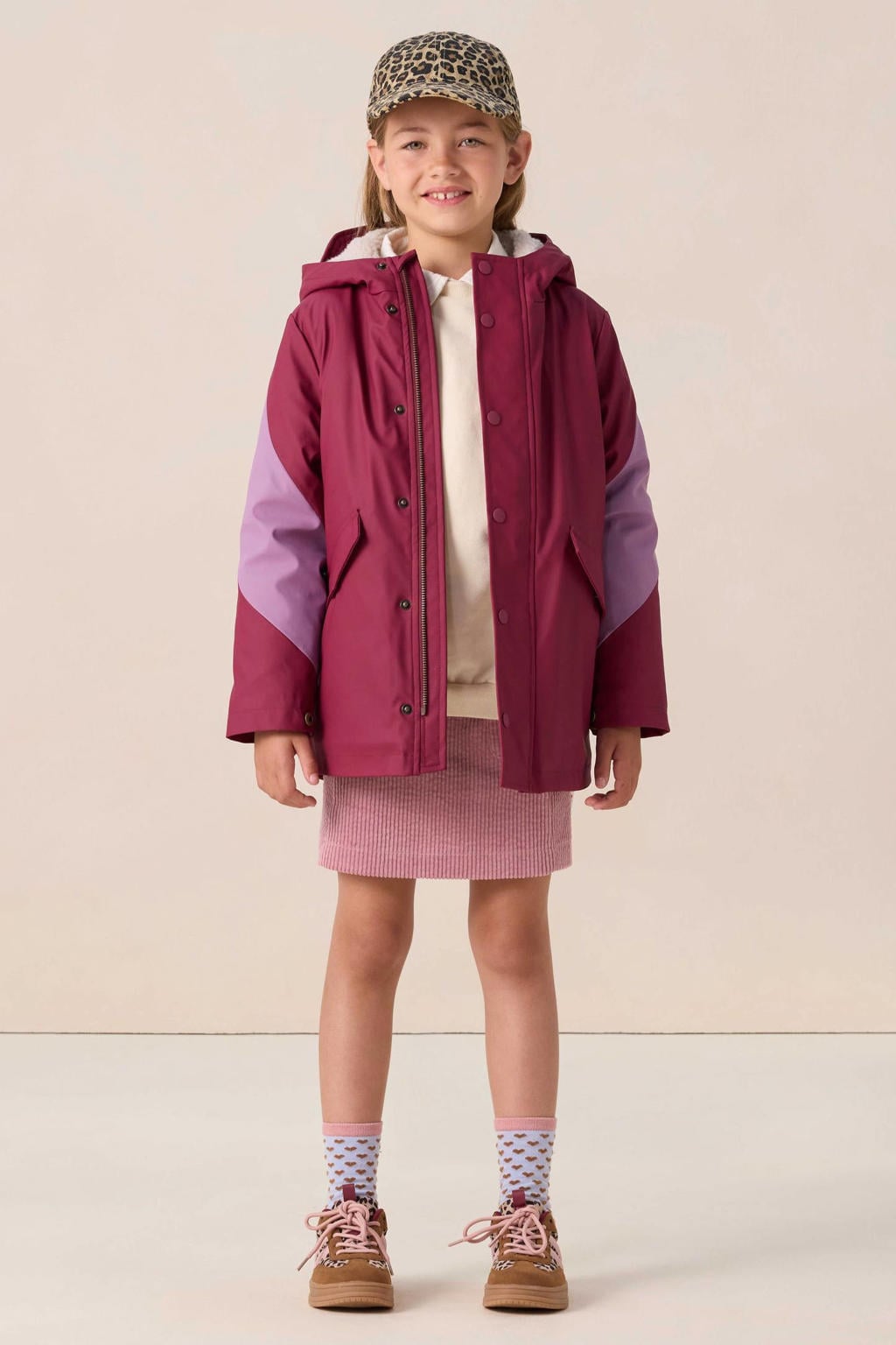 Sissy-Boy regenjas herfst donkerrood