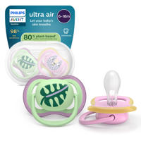thumbnail: Philips AVENT Ultra Air Ademend en lichtgewicht fopspeen (6-18 mnd) – 2 stuks - SCF087/13