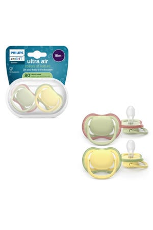 Ademend en lichtgewicht fopspeen (18mnd+) – 2 stuks - SCF349/50