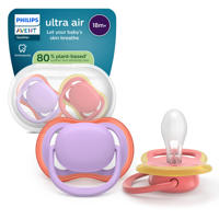thumbnail: Philips AVENT Ultra Air Ademend en lichtgewicht fopspeen (18mnd+) – 2 stuks - SCF349/46