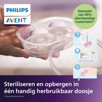 thumbnail: Philips Avent Ultra Start Night Glow-in-the-dark siliconen fopspeen – 0-6 mnd – 2 stuks - SCF075/17