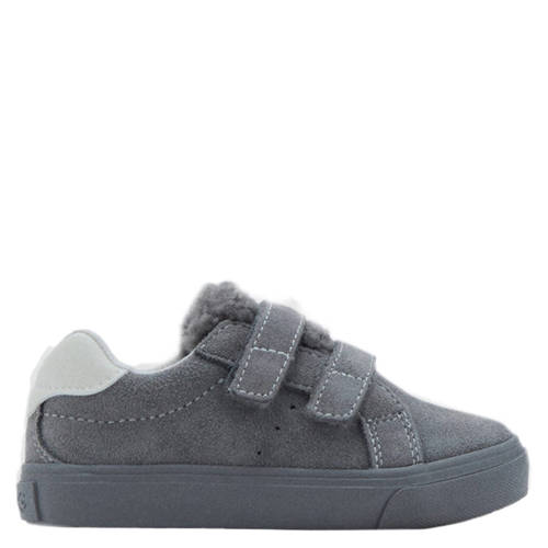Mango Kids suède sneakers antraciet Jongens Suede Effen - maat 23(14,2cm) afbeelding