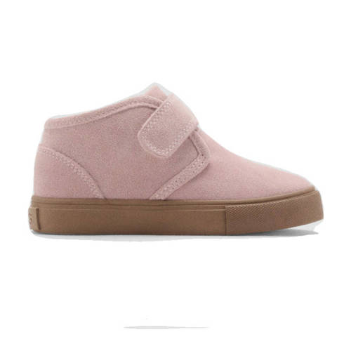 Mango Kids suède sneakers roze Meisjes Suede Effen