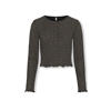 KIDS ONLY GIRL glitter top zwart/lichtgoud