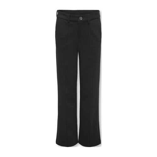KIDS ONLY GIRL wide leg pantalon zwart Broek Meisjes Polyester Effen - maat 140 afbeelding