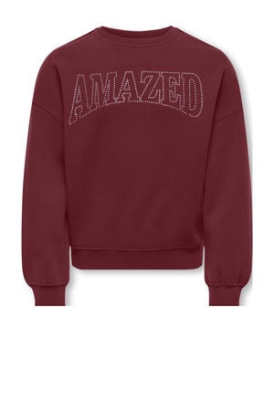 sweater donkerrood