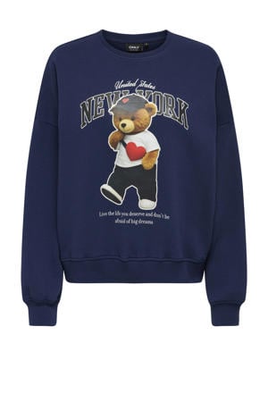 sweater donkerblauw