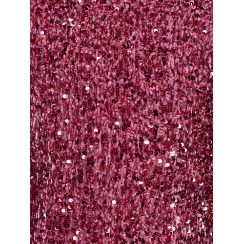KIDS ONLY GIRL midi jurk met pailletten roze Meisjes Polyester Ronde hals