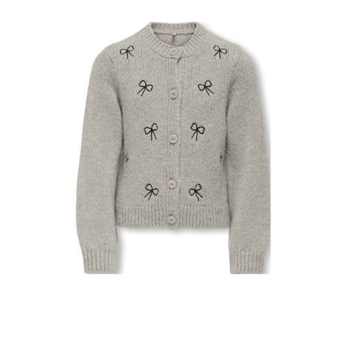 KIDS ONLY GIRL vest zand Beige Meisjes Acryl Ronde hals All over print