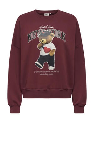 sweater donkerrood