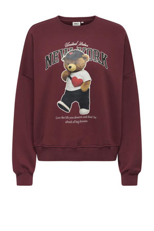 sweater donkerrood