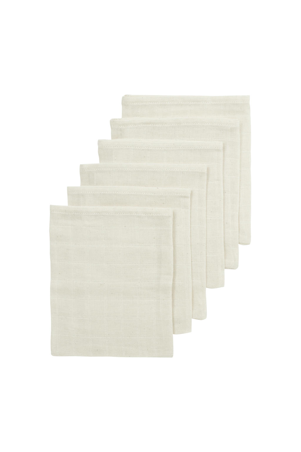 Meyco hydrofiele washandjes -set van 6 - ecru