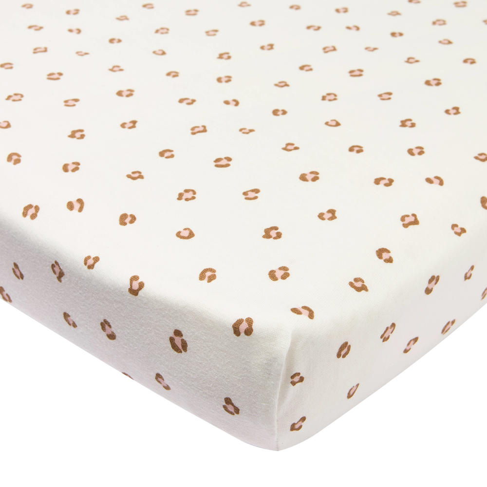 Meyco hoeslaken boxmatras Mini Panther lichtroze