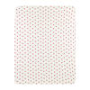 Meyco boxmatras hoeslaken Sweet Heart wit/rood