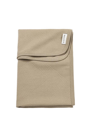 ledikant deken Jacquard taupe