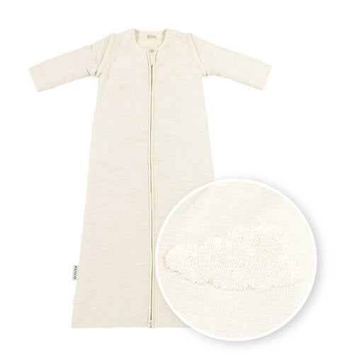 Meyco gevoerde winter baby slaapzak met afristbare mouwen Clouds - natural Babyslaapzak Ecru 60 afbeelding
