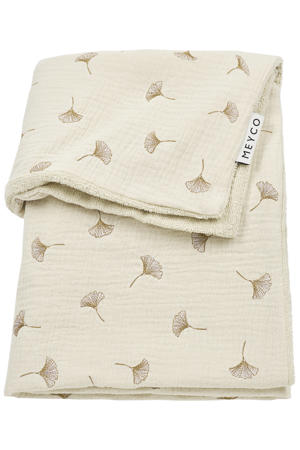 pre-washed hydrofiele ledikant deken Ginkgo soft sand