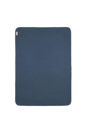 baby wiegdeken met flanel Pure indigo