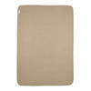 Meyco wiegdeken Jacquard van flanel taupe