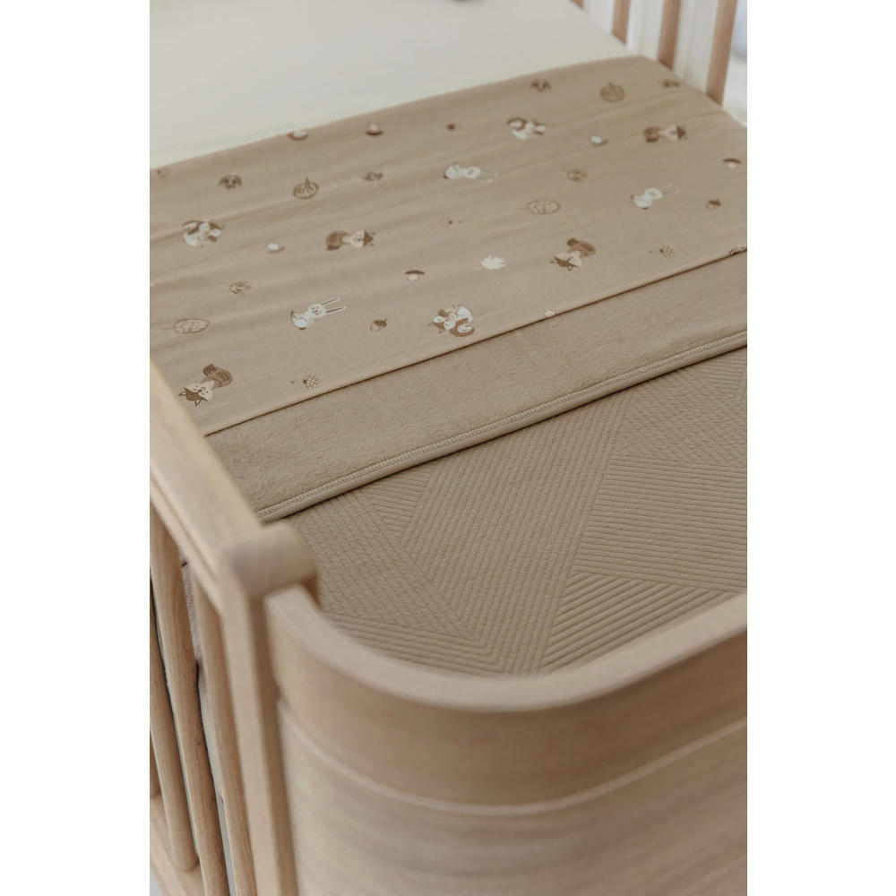 Meyco wieglaken Forest Animals beige