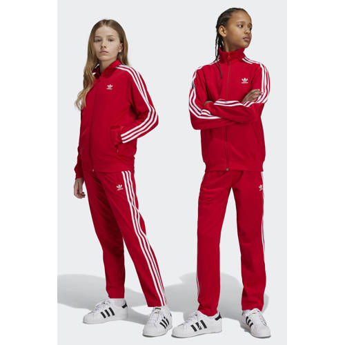 adidas Originals trainingsbroek Firebird rood Jongens/Meisjes Polyester - maat 158 afbeelding
