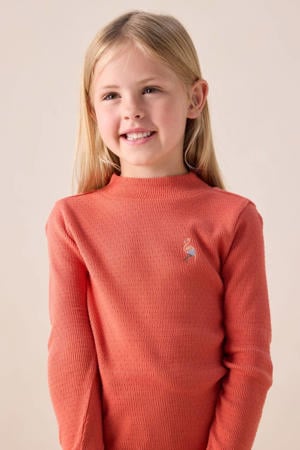 longsleeve koraalrood