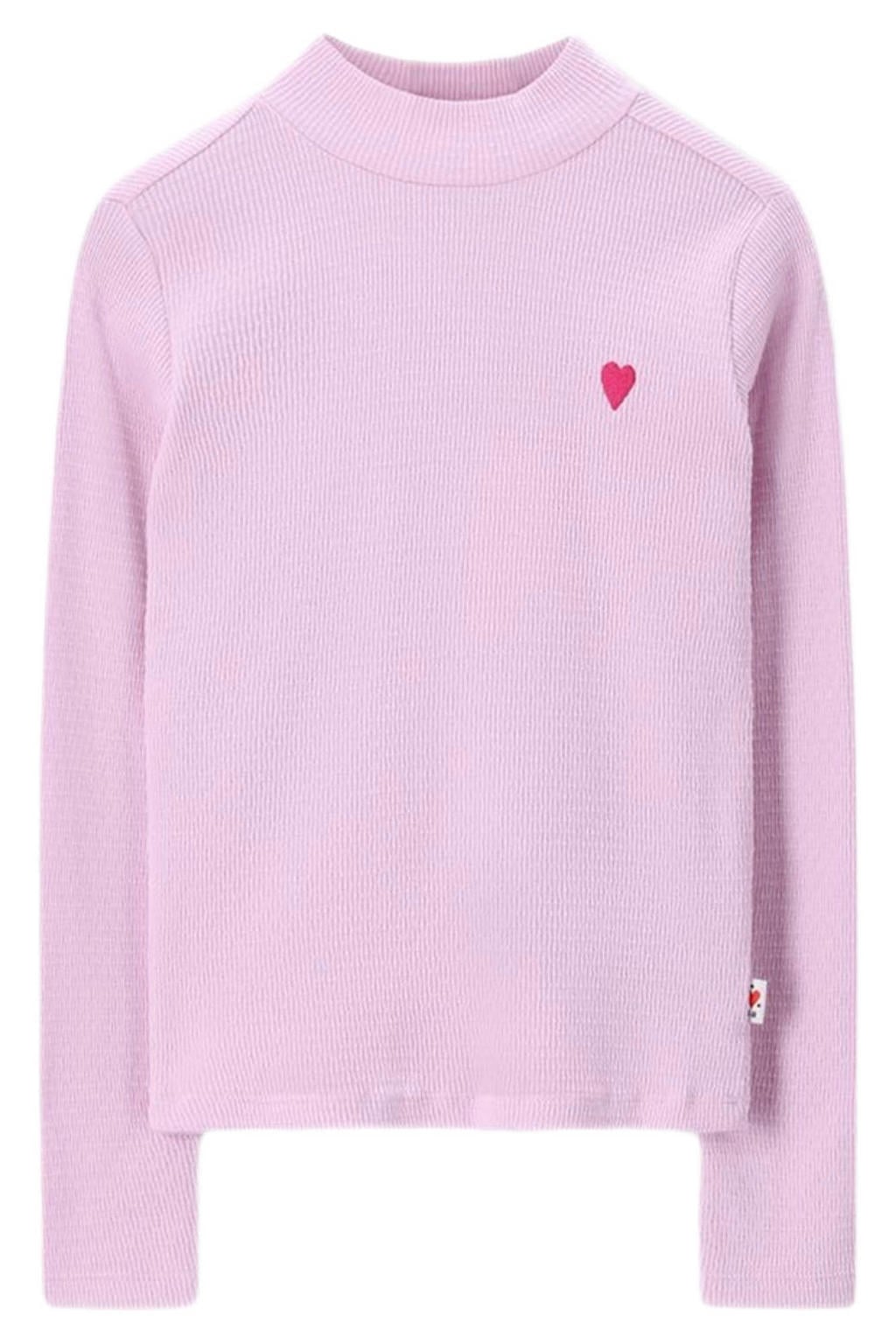 Sissy-Boy longsleeve roze rib gebreid