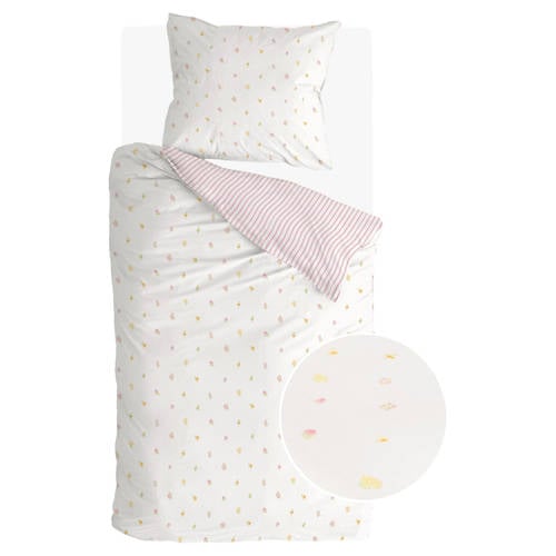 Walra katoenen dekbedovertrek kinderbed (120x150 cm) Roze Bloemen afbeelding
