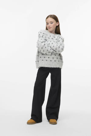 straight casual broek zwart