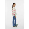 VERO MODA GIRL kersttrui ecru gebreid