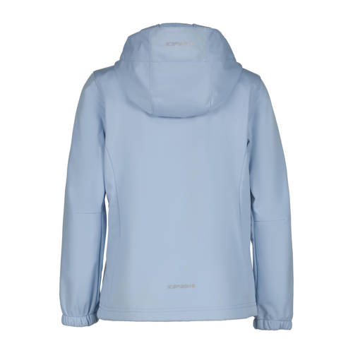 Icepeak softshell jas Kleve lichtblauw Outdoor jas Jongens/Meisjes Polyester Capuchon