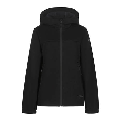 Icepeak softshell jas Kline zwart Outdoor jas Jongens Polyester Capuchon - maat 140 afbeelding