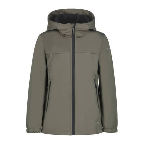 Icepeak softshell jas Kline grijs Outdoor jas Jongens Polyester Capuchon - maat 176 afbeelding