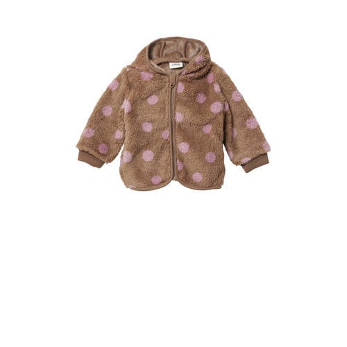 s.Oliver imitatiebonten tussenjas bruin All over print