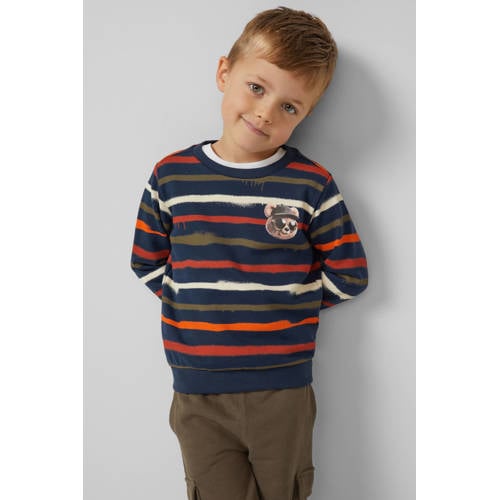 s.Oliver sweater donkerblauw Meerkleurig