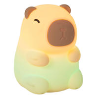 thumbnail: Lucide PINCHA CAPYBARA - Oplaadbare Tafellamp Kinderkamer - Accu/Batterij - LED 3 StepDim - 1x0,5W 2100K - Roze | Essential