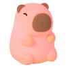 Lucide PINCHA CAPYBARA - Oplaadbare Tafellamp Kinderkamer - Accu/Batterij - LED 3 StepDim - 1x0,5W 2100K - Roze | Essential