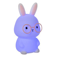 thumbnail: Lucide PINCHA RABBIT - Oplaadbare Tafellamp Kinderkamer - Accu/Batterij - LED 3 StepDim - RGB - Beige | Essential