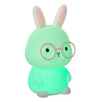 thumbnail: Lucide PINCHA RABBIT - Oplaadbare Tafellamp Kinderkamer - Accu/Batterij - LED 3 StepDim - RGB - Beige | Essential