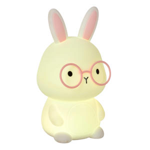 PINCHA RABBIT - Oplaadbare Tafellamp Kinderkamer - Accu/Batterij - LED 3 StepDim - RGB - Beige | Essential