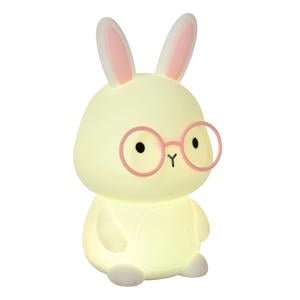 PINCHA RABBIT - Oplaadbare Tafellamp Kinderkamer - Accu/Batterij - LED 3 StepDim - RGB - Beige | Essential