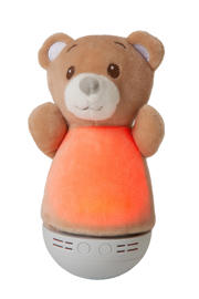 thumbnail: Lucide DOLLY - Tafellamp Kinderkamer - Batterijen - LED - 1x3W 2700K - Met muziekfunctie - Bruin