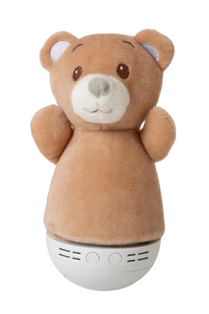 DOLLY - Tafellamp Kinderkamer - Batterijen - LED - 1x3W 2700K - Met muziekfunctie - Bruin