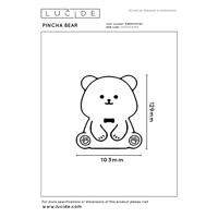 thumbnail: Lucide PINCHA BEAR - Oplaadbare Tafellamp Kinderkamer - Accu/Batterij - LED 3 StepDim - 1x0,5W 2100K - RGB - Bruin | Essential