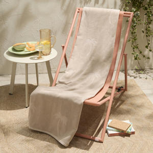 strandlaken Palm - zand (velours) (200x100 cm)