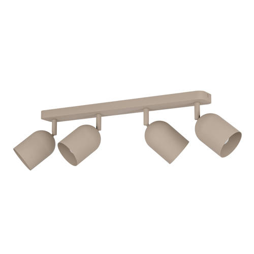 EGLO Tilston Spot - E14 - 58 cm - Zandkleur/Beige/Crème - Kantelbaar Opbouwspot Bruin afbeelding